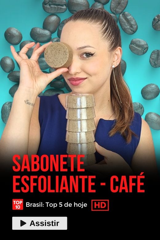 sabonete esfoliante - café